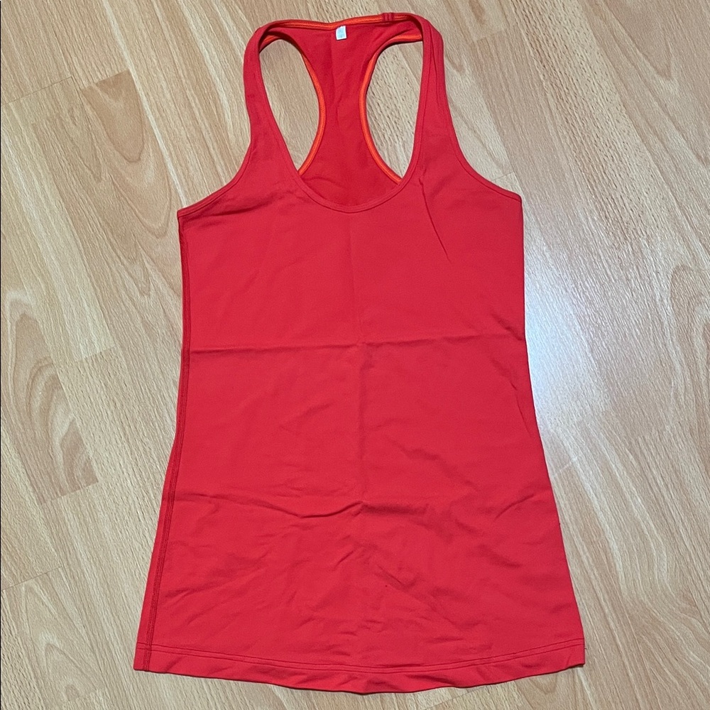 Lululemon Athletica Vibrant Red Tank Top